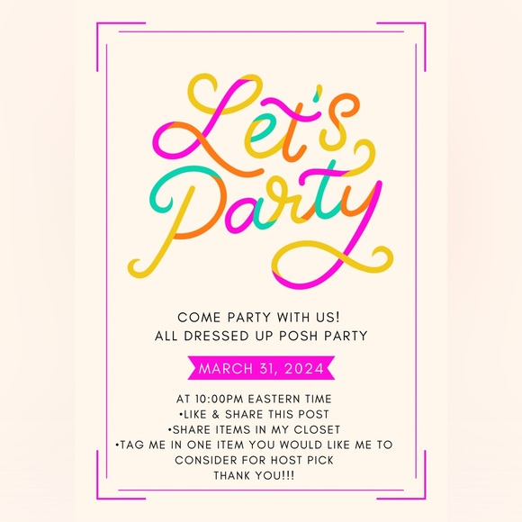 It’s PARTY TIME!!!